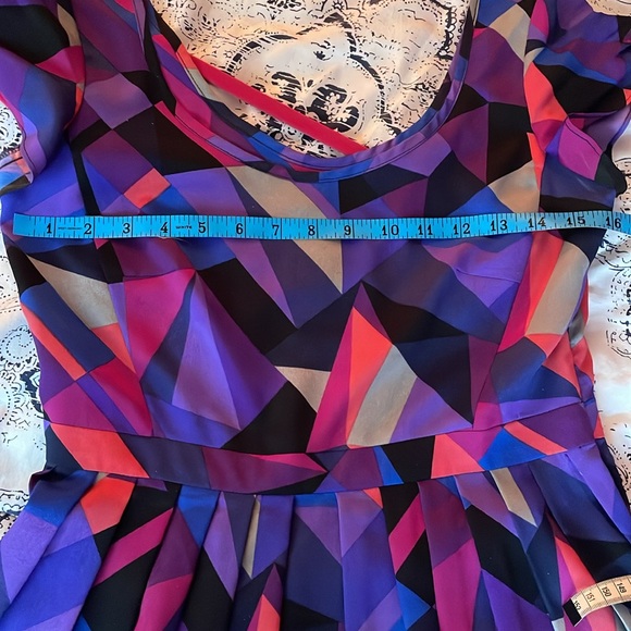 Hutch multicolor geometric minidress NWT Size 6 - Picture 10 of 10